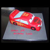 Cars: Lightning McQueen Cake