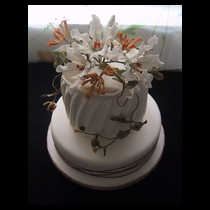 White Lillies Cake