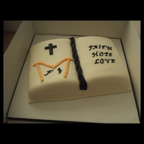 Open Book Cake
