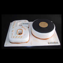 Vinyl DJ Cake