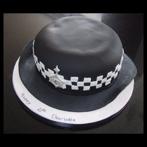 Police Hat Cake