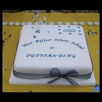 West Byfleet Primary School Ofstead Award Cake