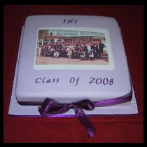 School Class Photo Cake