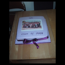 Class Reunion with Sugar Picture Cake