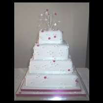 Four Tier White Cake